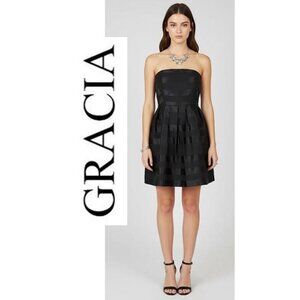 LBD!! GRACIA- black strapless cocktail dress